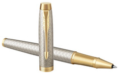 Ручка-роллер Parker IM Premium - Grey GT, F