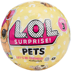 Кукла-сюрприз L.O.L. питомец в шарике 3-я серия 549574 LOL Surprise