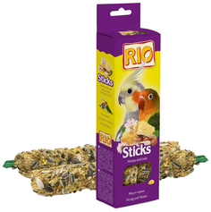 Лакомство для птиц RIO, с медом и орехами 2шт, 0.15кг