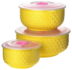 Набор мисок Loraine LR-27657-2 Желтый