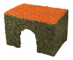 Лакомство для грызунов JR Farm Домик из Сена и Морковки, 350г