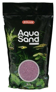 Песок Zolux Aquasand Trend Lila Rosa для аквариума лиловый, 3 л (3 л (4,72 кг))