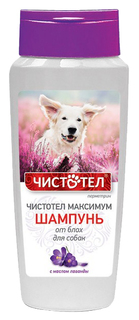 Средство от блох для домашних животных Чистотел Максимум Шампунь для собак 250 мл
