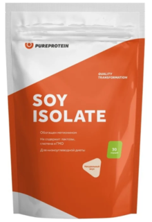 Протеин PureProtein Soy Isolate 900 г Натуральный