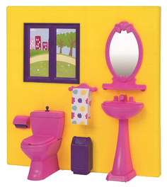 Туалетная комната 37х42х3 см для домиков Огонек ОГОНЕК.