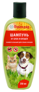 Средство от блох для домашних животных Пчелодар Шампунь Универсальный для собак 250 мл