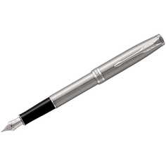 Ручка перьевая Parker Sonnet Core - Stainless Steel CT, F, BL