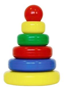 Пирамидка-сортер из 5 колец 20 см Класата! 1103