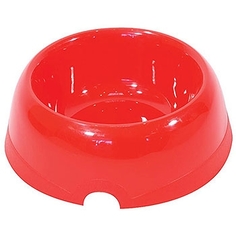 Одинарная миска для кошек и собак Дарэлл, пластик, красный, 3.5 л