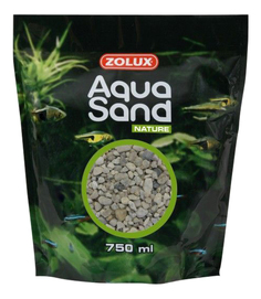 Песок для аквариума ZOLUX Aquasand Quartz Gros, крупный (15 мм) 750 мл