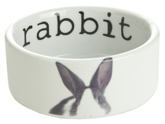 Одинарная миска для грызунов Beeztees, керамика, белый, 0.3 л