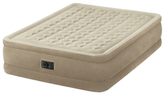 Надувная кровать Intex 64458 Ultra Plush Bed Queen 152х203х46 см встроенный насос 220V