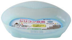 Одинарная миска для кошек Japan Premium Pet, силикон, синий, 0.24 л