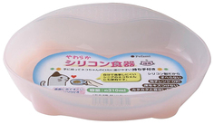 Одинарная миска для кошек Japan Premium Pet, силикон, розовый, 0.31 л