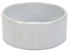 Одинарная миска для грызунов Beeztees, керамика, белый, 0.2 л