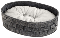 Лежак для животных Ferplast Cocoon 45 темно-серый 83804017