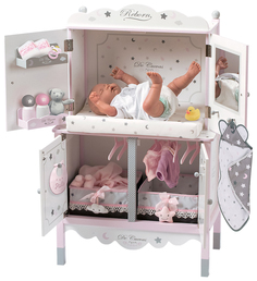 Деревянный игровой центр для куклы DeCuevas с аксессуарами серия Скай