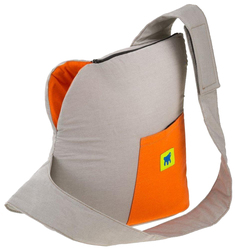 Сумка-переноска Ferplast Bijoux 14x31x52см серый, оранжевый