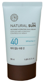 Солнцезащитный крем The Face Shop Natural Sun Eco No Shine Hydrating Sun Cream (50 мл)