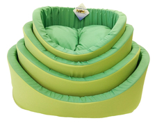 Лежак с бортиком Бобровый Дворик для животных (55 х 43 х 16 см, Салатовый)