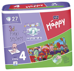 Подгузники Bella Baby Happy Maxi 4 (8-18 кг), 27 шт.