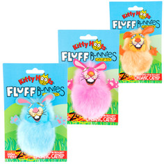 Игрушка Fat Cat Fluff Bunnies Cat Toy Пушистый кролик для кошек, мягкая (1 шт)
