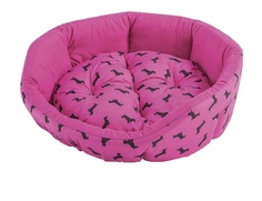 Лежак Ferplast Diamante мягкая для кошек (53 x 50 x 16 см, Розовый)