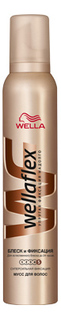 Мусс для укладки волос Wella Wellaflex Блеск и суперсильная фиксация, 200мл