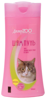 Шампунь для длинношерстных кошек Доктор ZOO С кератином и витамином B5 250 мл