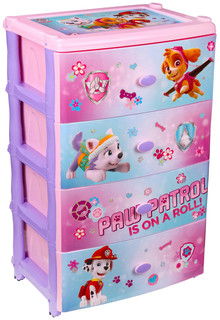 Комод детский Disney Щенячий патруль 6102М 4 ящика