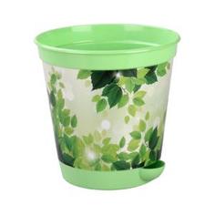 Горшок Берёзка 1,5л. зеленый М6198 Alternativa