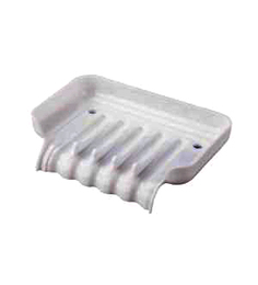 Мыльница со сливом(бел) М6771 Alternativa