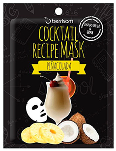Маска для лица Berrisom Cocktail Recipe Mask Pina Colada 20 г