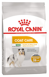 Сухой корм для собак ROYAL CANIN Coat Care Mini Adult, птица, 1кг