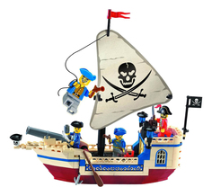 Конструктор пластиковый Enlighten Пиратский корабль