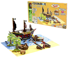 Игровой набор Stikbot Пиратский корабль TST623P Zing