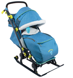 Коляска комбинированная Nika Kids 7-3 НД7-3/1 Синий