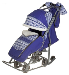 Коляска санки ABC Academy Pikate Скандинавия Синий 100644