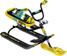 Снегокат Ника Snowdrive СНД3/С2 winter sport черный каркас Nika