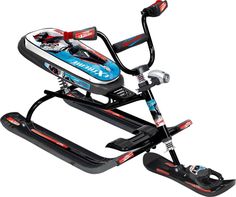 Снегокат Ника Snowdrive СНД3/Г2 гонки черный каркас Nika