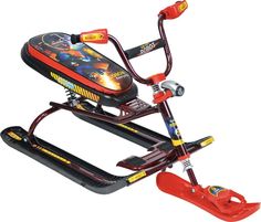 Снегокат Ника Snowdrive СНД3/Р2 с роботом бордовый каркас Nika
