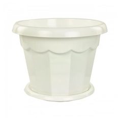 Горшок Гармония 7 л белый М1412 Alternativa