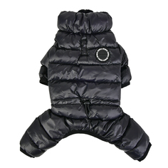 Комбинезон для собак Puppia Jumpesuit B, сверхлегкий, черный, XL