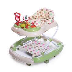 Ходунки Baby Care Aveo 2 в 1 зеленые