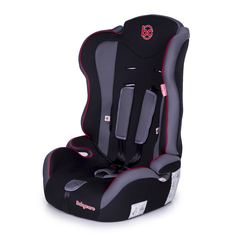 Автокресло Baby Care Upiter без вкладыша группа I/II/III, 9-36 кг, красно-черное