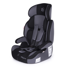 Автокресло Baby Care Legion группа I/II/III, 9-36 кг, черно-серое