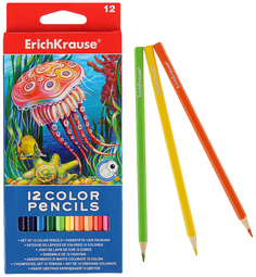 Карандаши цветные Erich Krause 12 сolor pencils