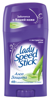 Дезодорант Lady Speed Stick Алоэ для чувствительной кожи 45 г
