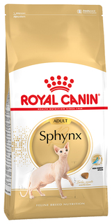 Сухой корм для кошек ROYAL CANIN Sphynx Adult, сфинкс, домашняя птица, мясо, 2кг