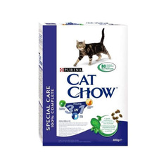 Сухой корм для кошек Cat Chow Special Care 3 in 1, домашняя птица, 0,4кг